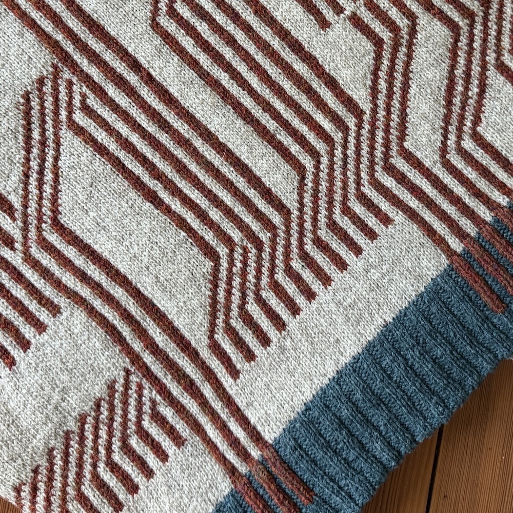 Ladderback Jacquard- Unregelmässige Colorwork stricken